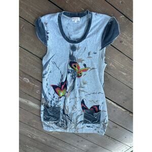 Funky People womens small butterfly top